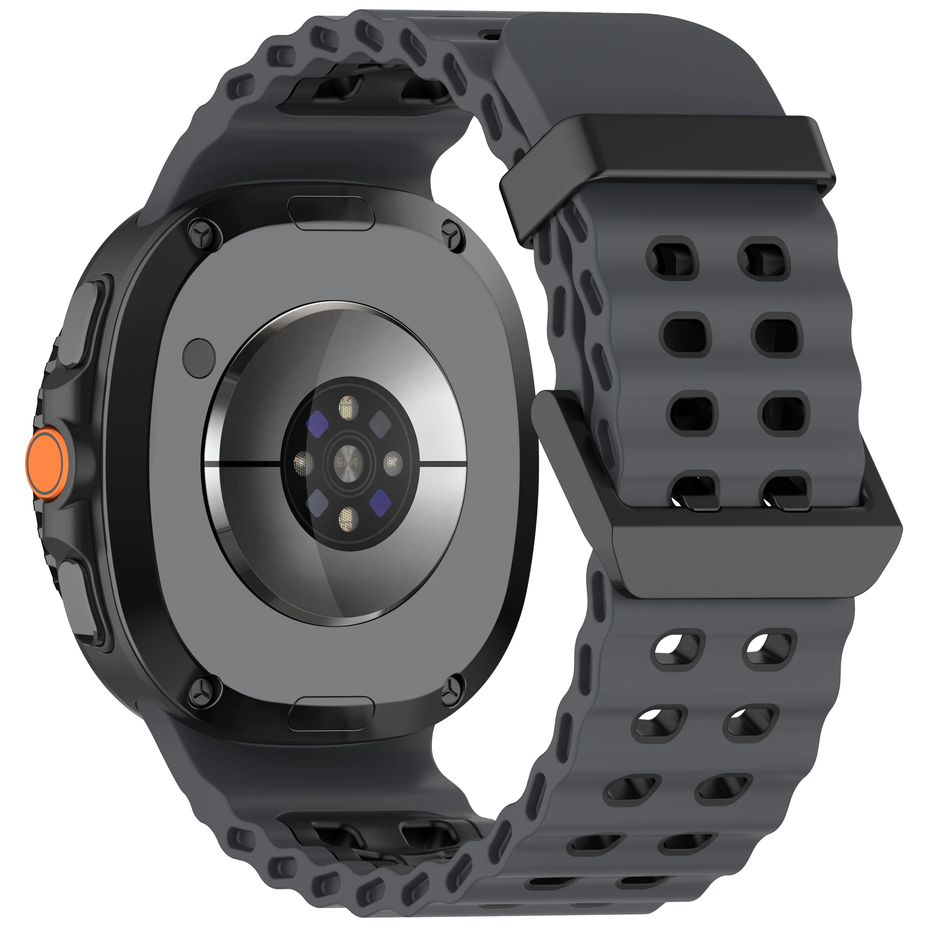 Cinturino in silicone Ocean per Samsung Galaxy Watch 8 40mm 44mm Cinturino traspirante per Galaxy Watch 8 Classic 46mm Accessorio