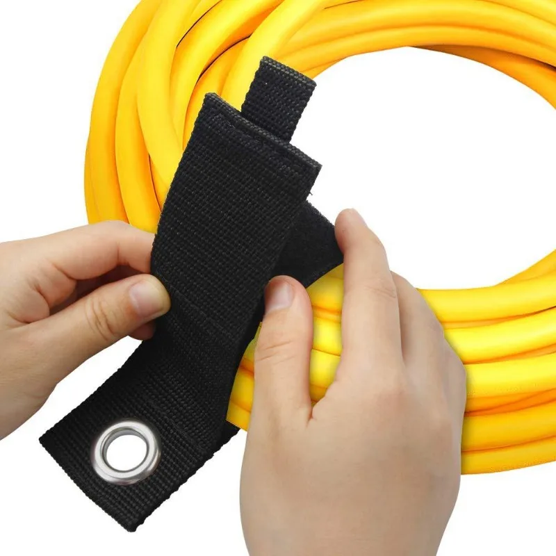 8/4Pcs Magic Tape Straps Self-Adhesive Hook Loop Fastening Ties Hangable Nylon Securing Organize Strap Adhesive Fastener Tapes