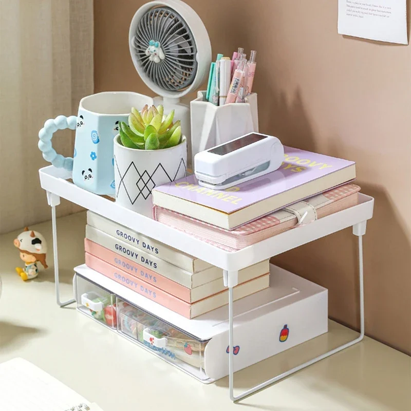 Pantry Cupboard Home Office Organization Shelves Kitchen Bathroom Table Stand Toilet shelf Mini shelf Organizer for bathroom