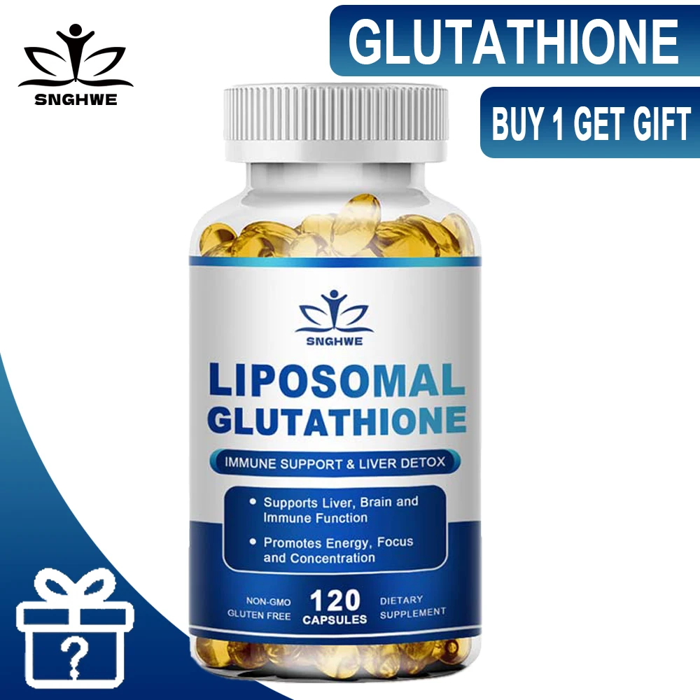 Vitamin Liposomal Glutathione Skin Whitening Capsules - for Liver Detoxification & Immune Support - Antioxidant - Anti-aging