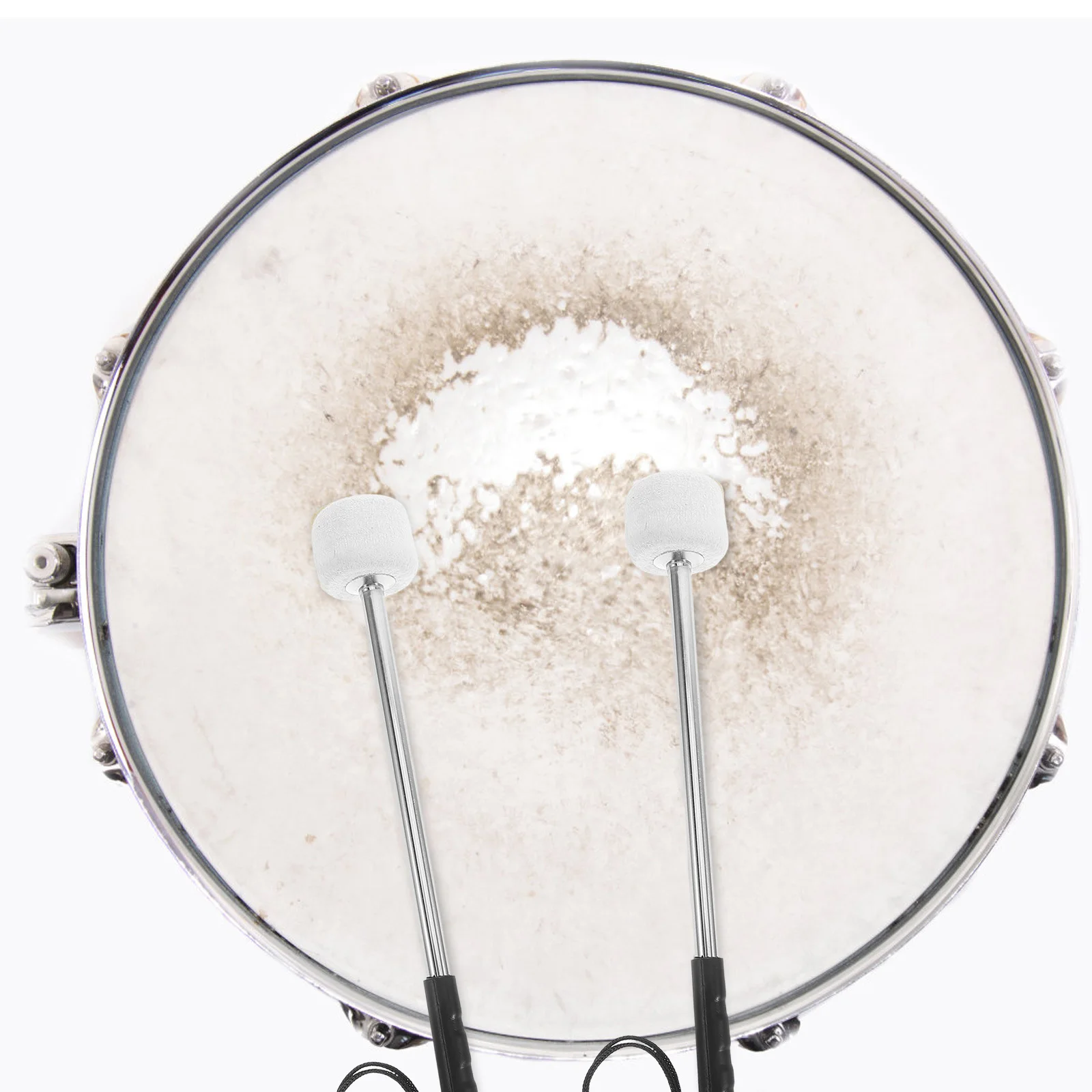 

Snare Hammer Stainless Steel Wool Felt Percussion Drumstick Stage Performance Drum Mallet Durable Drum Supplies
