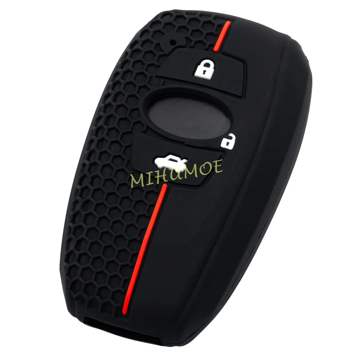 

Remote 3 Buttons Key Case Keychain Shell Fob For 2015-2025 Subaru Forester Impreza Outback Legacy WRX Silicone Key Holder Cover