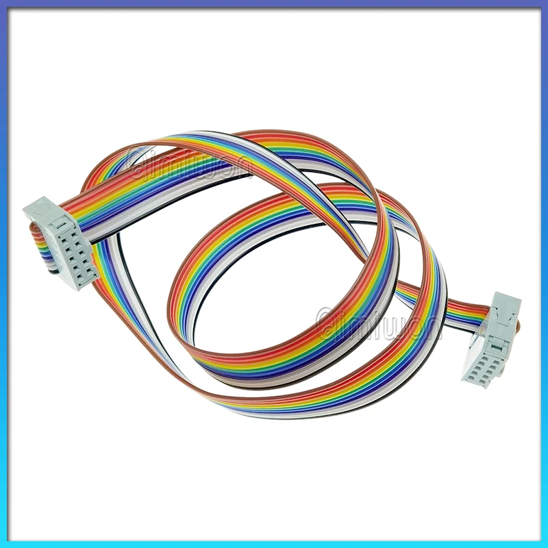 2.54MM FC/DC3-10P/16P/20/26/30/34/40Pin pitch Flat Ribbon Male To Female PATA Hard Drive IDE Data Extension Cable Verleng kabel