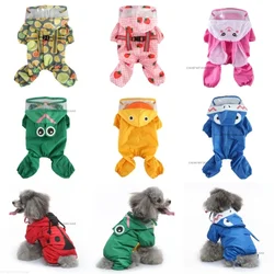 Dog Raincoat Reflective Waterproof Pet Clothes for Chihuahua Maltese Rain Coat Small Medium Dogs Jumpsuit Raincoat Dogs Overalls