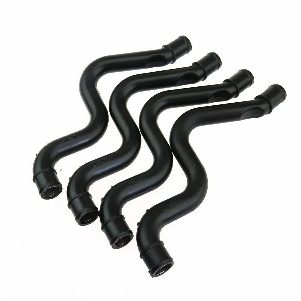 4Pcs 1.8 Turbo Engine Crankcase Breather Hose for Audi A3 A4 A6 TT VW Golf Beetle Jetta Passat Bora Seat Skoda 06A 103 213AF