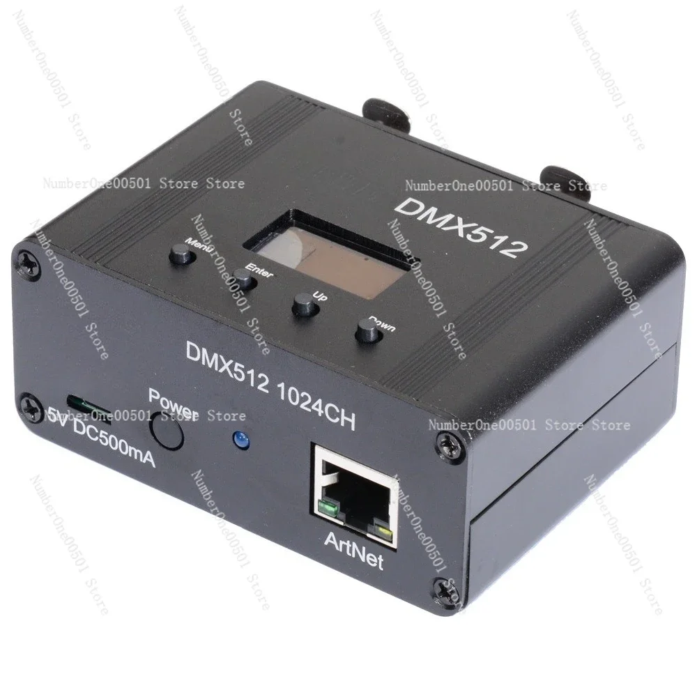 DMX512 Dual Port Controller with LCD Display Stage Lighting Console 2 Channel Dimmer Board
