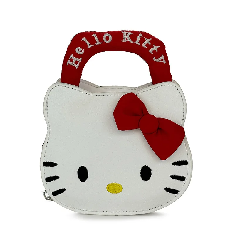 

Sanrio Cute Hello Kitty Shoulder Bag for Woman Kawaii Girls Crossbody Bag Luxury Designer Handbag Mini Size Portable Purse