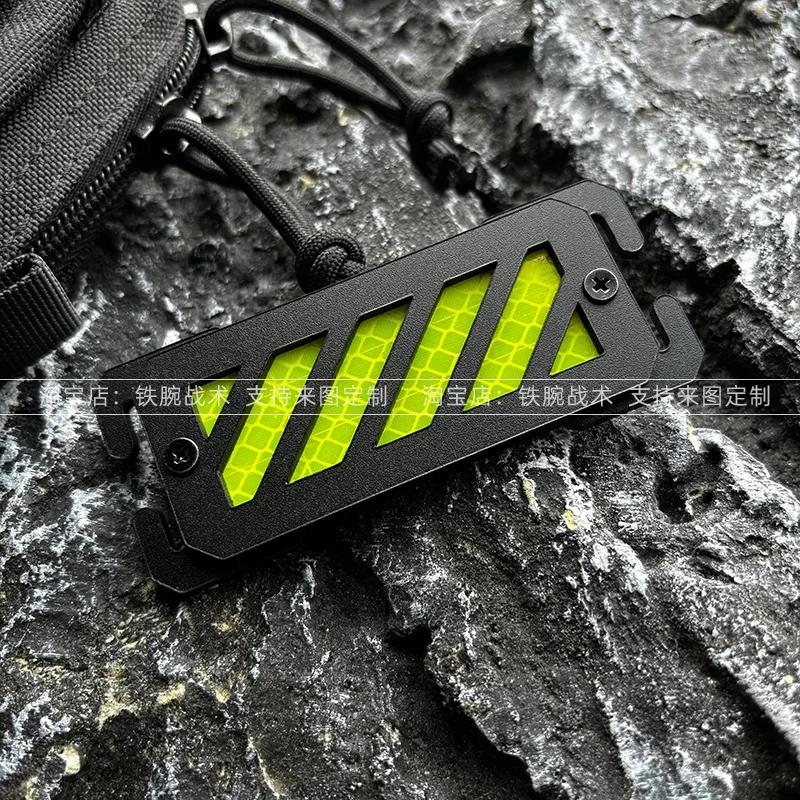 Molle Identification Strip Outdoor Equipment Backpack Accessories Tactical Vest Light Absorption Plate Light Strip