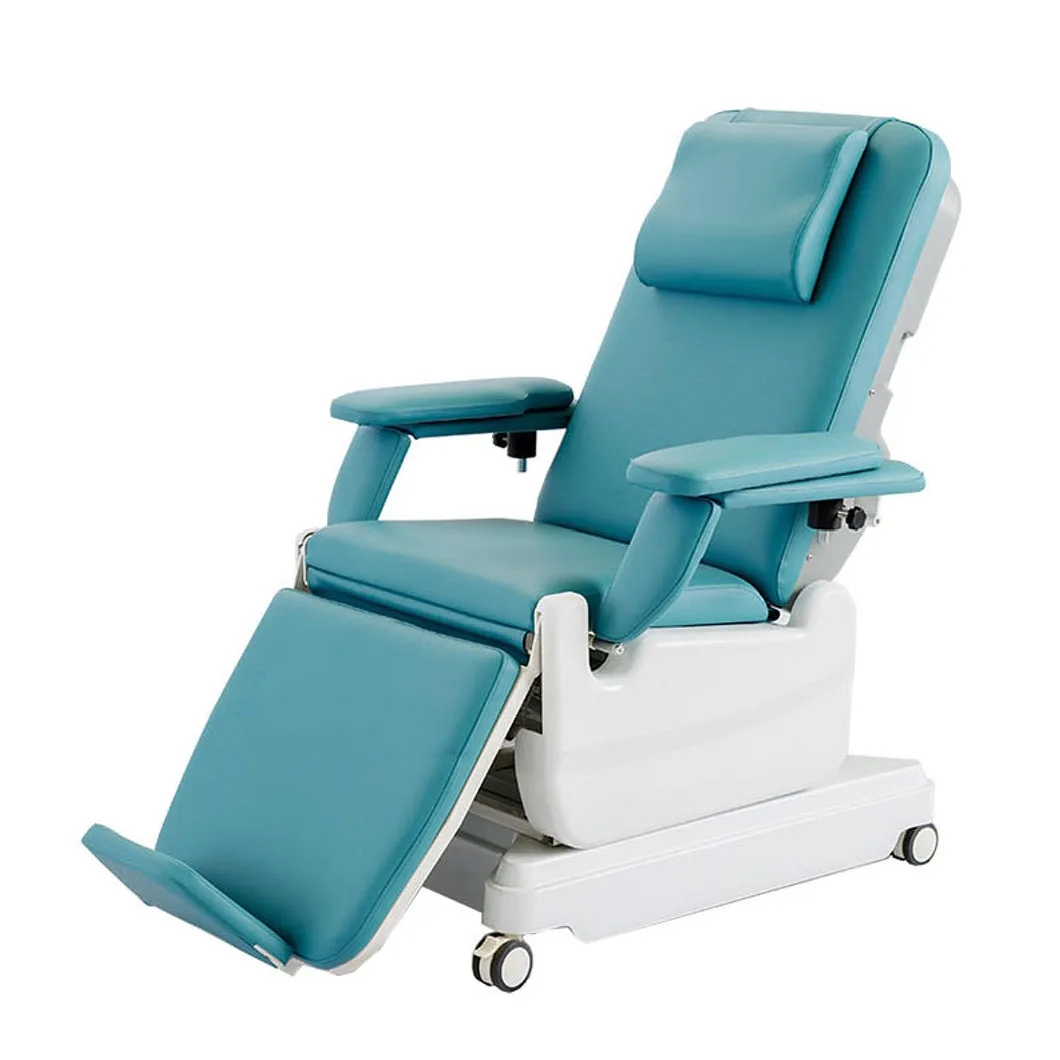 Professional Three Function Adjustable Patient Blood Transfusion Electric Dialysis Chair Supplier