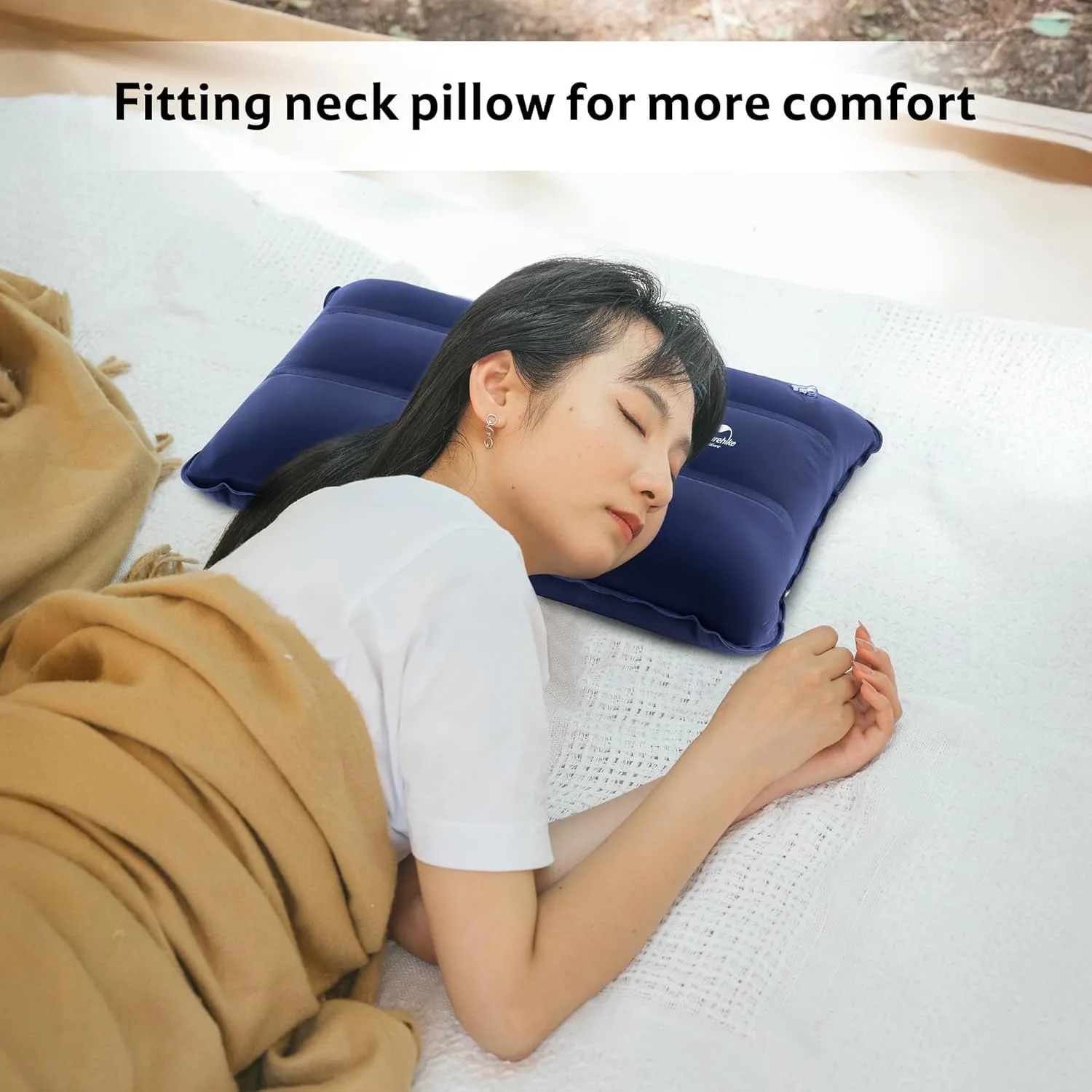 Naturehike Camping Pillow Ultralight Inflatable Pillow for Neck Support Comfortable Portable Backpacking Travel Office Pillow gallery 1