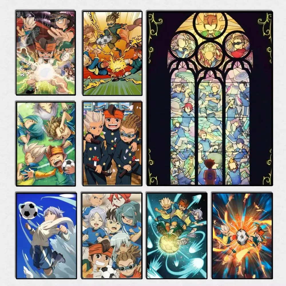 Anime Inazuma Eleven Posters Fancy Wall Sticker for Living Room Bar Decoration Wall Decor