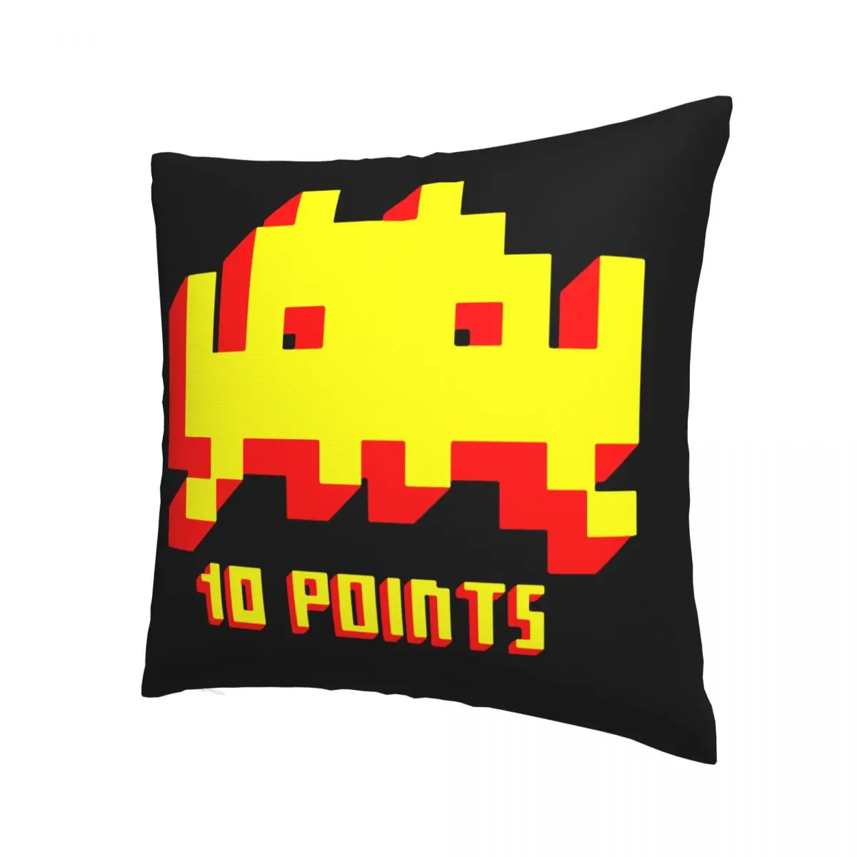 10 Points Throw Pillow Case Space Invaders Airplane Shooting Game Short Plus Cushion Covers For Home Sofa Decorative Backpack