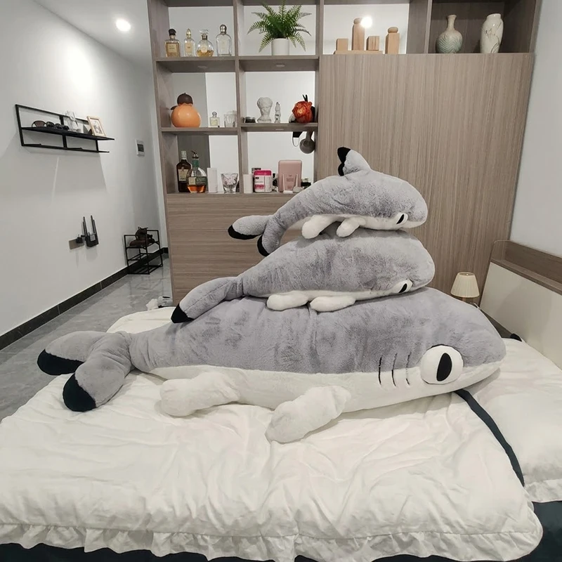 150cm Genuine Sharkitty Plush Doll Large Animal Toy Cute Anime