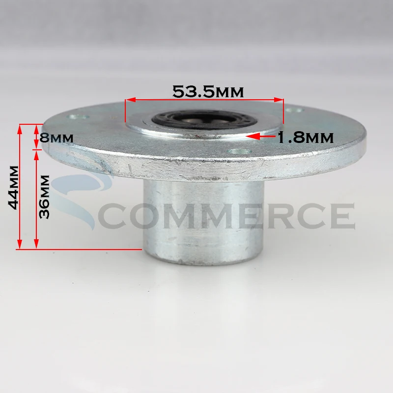 Karting 6 inch 17mm Front Wheel Hub With Bearing Seal Fit For DIY China 110cc 168 200F Go Kart Buggy ATV UTV Quad Bike Parts