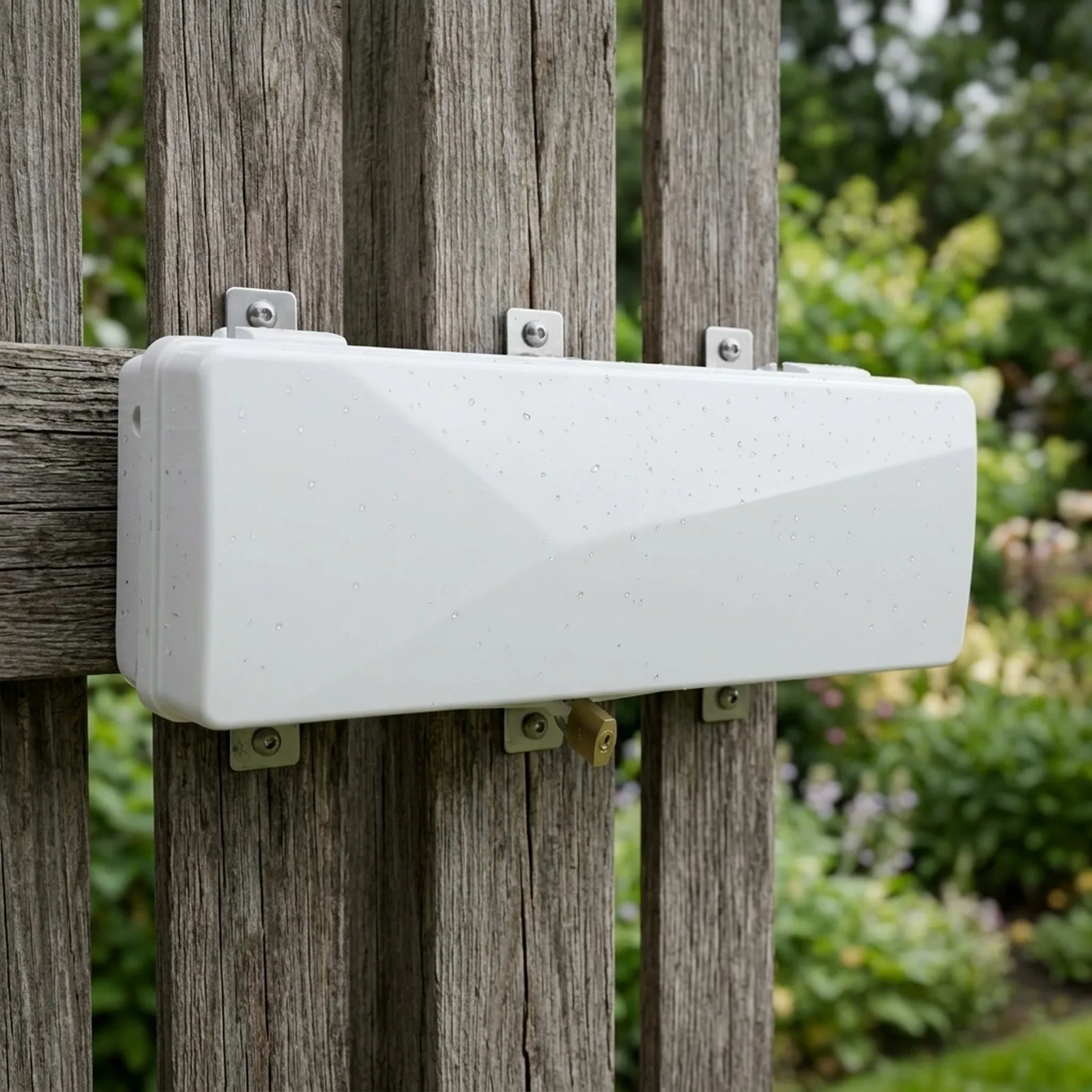 Lockable Outdoor Electrical Extension Box with 48 Output Holes for Weatherproof and Secure Power Management Outdoors