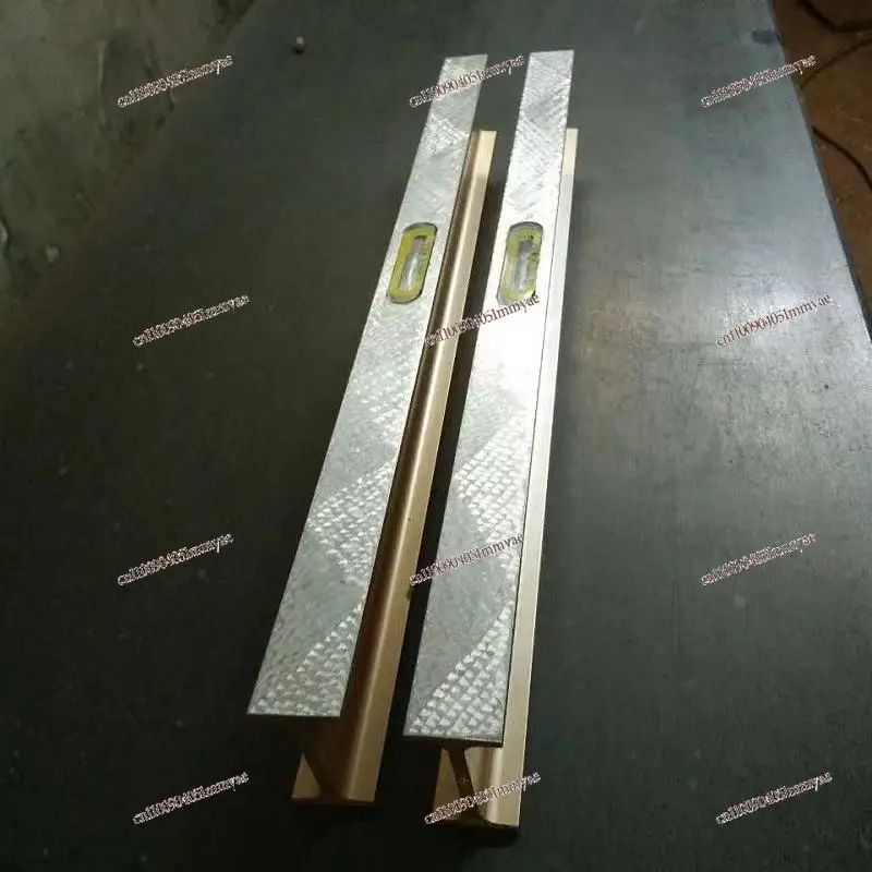 High Precision Magnesium Aluminum Alloy Flat Ruler Lightweight Measuring I-shaped Level Ruler