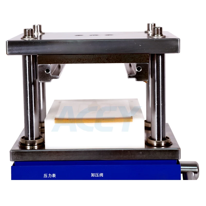 Desktop Hydraulic Pouch Cell Electrode Sheet Manual Foil Die Cutting Machine for Pouch Battery Lab Research