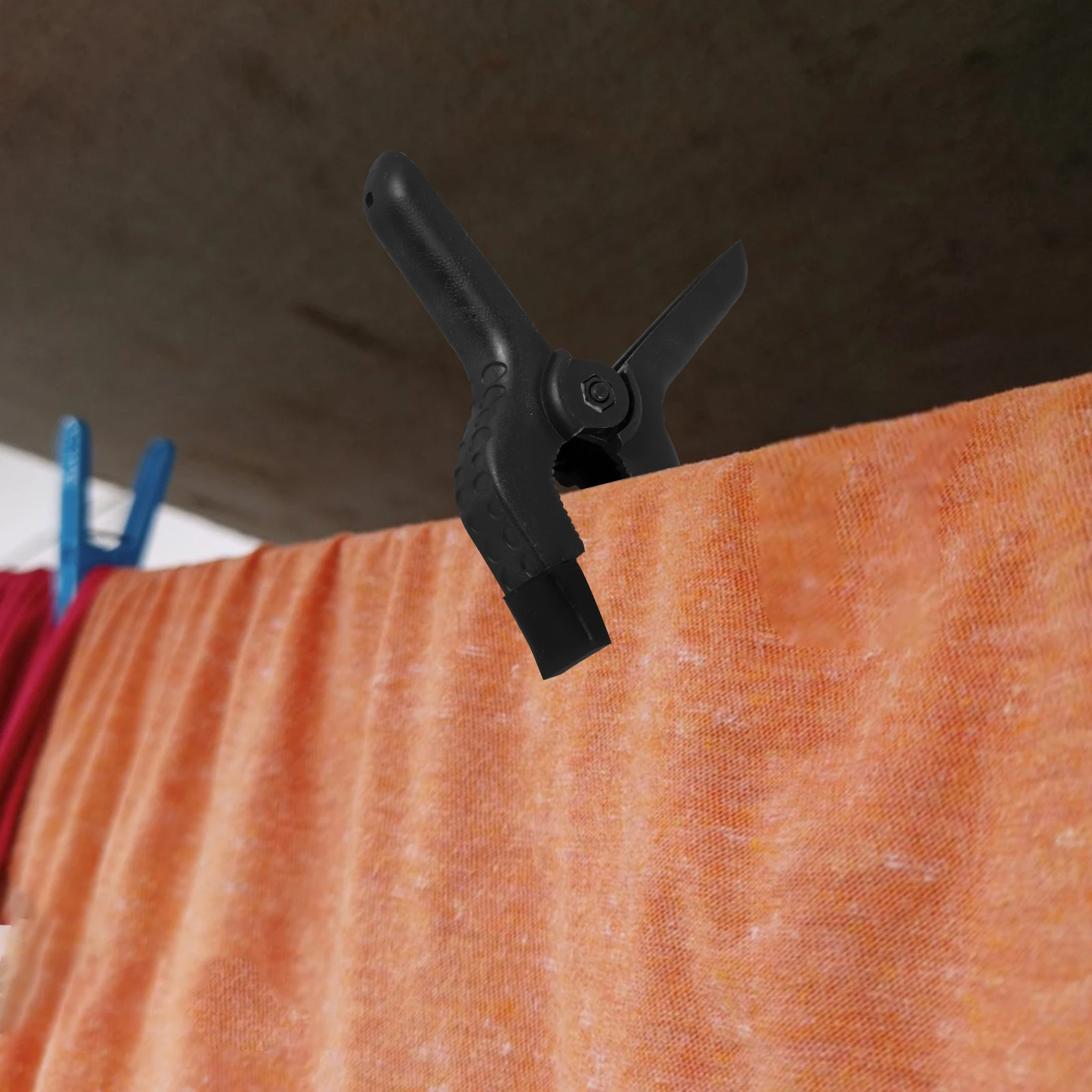 

100Pcs Non Slip Silicone Hanger Clip Sleeves Windproof Clothing Clamp Covers Secure Laundry Protection Hanger Clip Covers