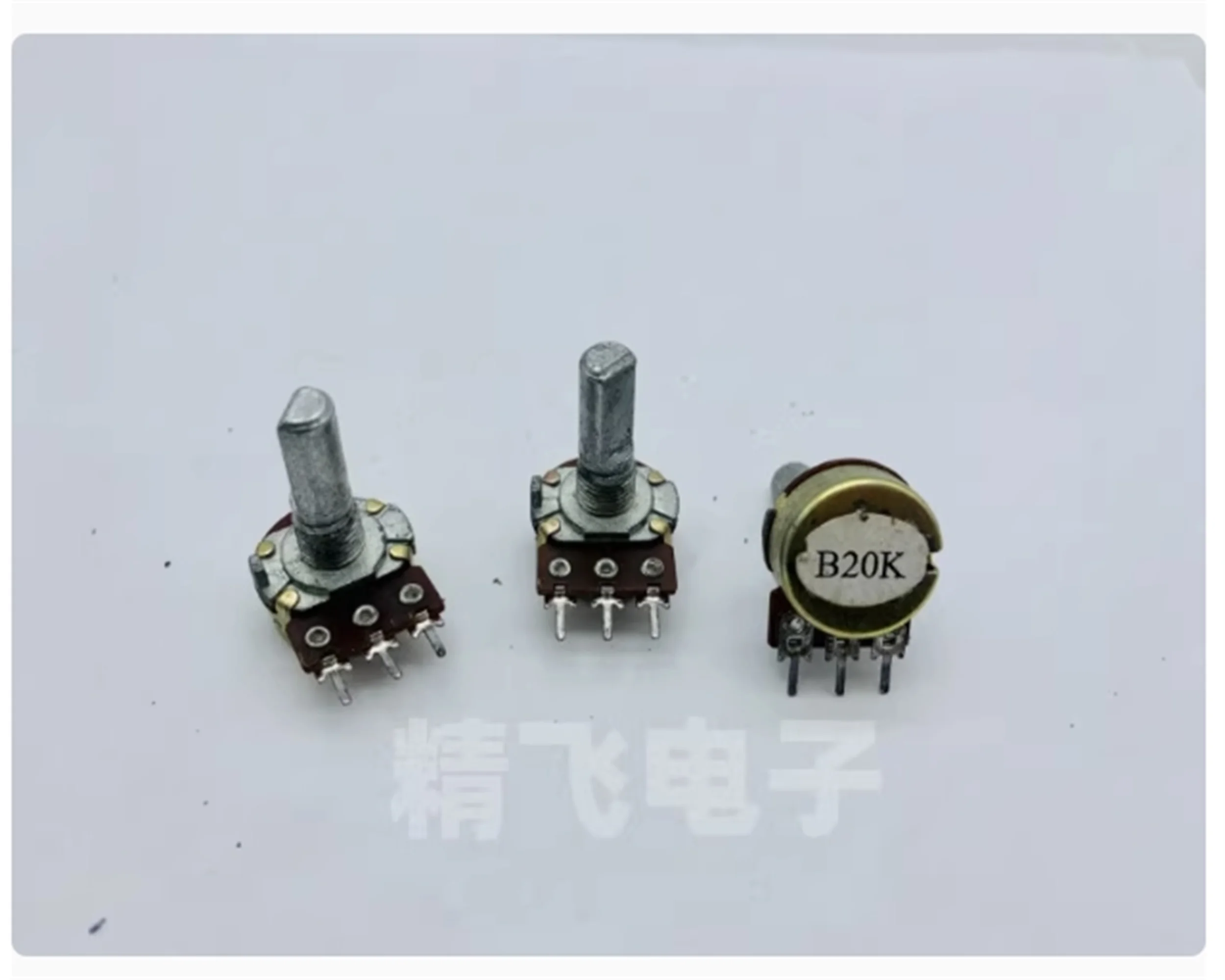 1 piece of high-quality RK16 single potentiometer B20K with shaft length of 20MM