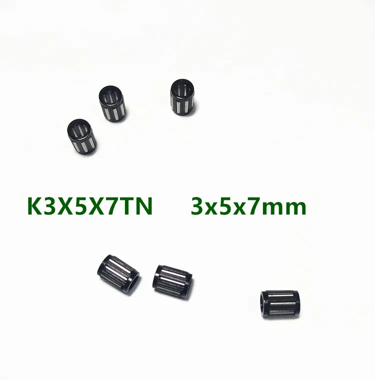 200pcs/500pcs K357 K030507 K3X5X7 K3*5*7 TN radial needle roller cage assemblies 3x5x7mm needle roller bearing 3*5*7 mm