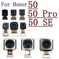 Original Front Rear Camera For Huawei Honor 50 Pro SE 50SE 50Pro Wide Main Back Facing Camera Flex Cable Phone Parts