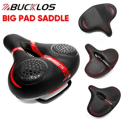 BUCKLOS Bicycle Saddle Big Butt Bike Seat Cushion Comfortable Oversized Ergonomic Bike Seat Cushion Pad Widen Thicken Cycle Seat