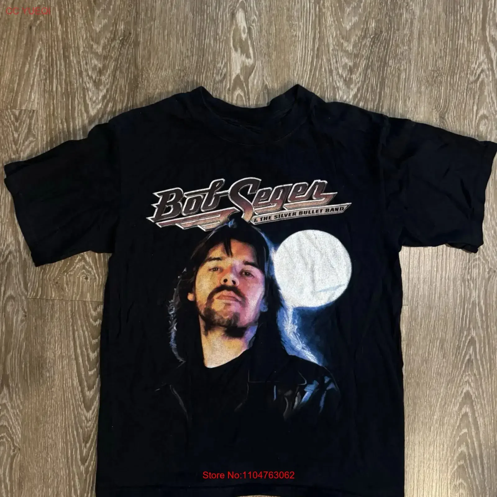 Vintage Bob Seger Moonlight T shirt Size S to 5XL NE380 vintage Washed Stretched Casual designer clothes Top For Everyday Wear