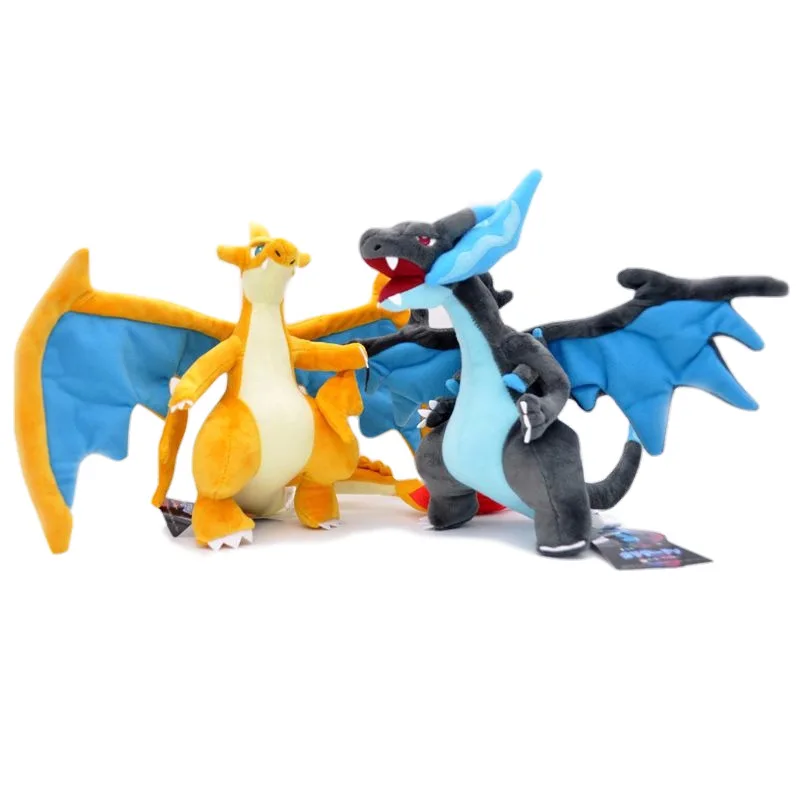 23cm Pokemon Mega Charizard Plush Toys Pillow Cartoon Mega Evolution X & Y Charizard Plush Doll Home Decor Xmas Gift For Boys