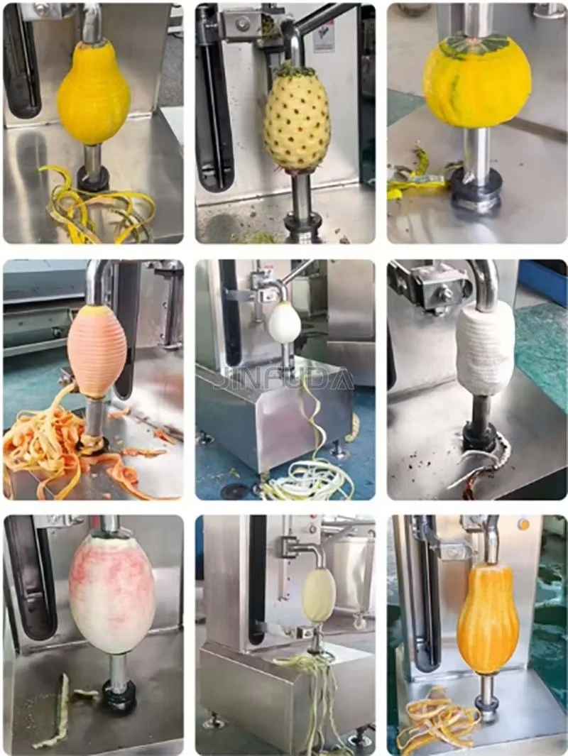 Green Mango Peeling Machine Mango Peeling Pitting Machine Automatic Mango Peeler
