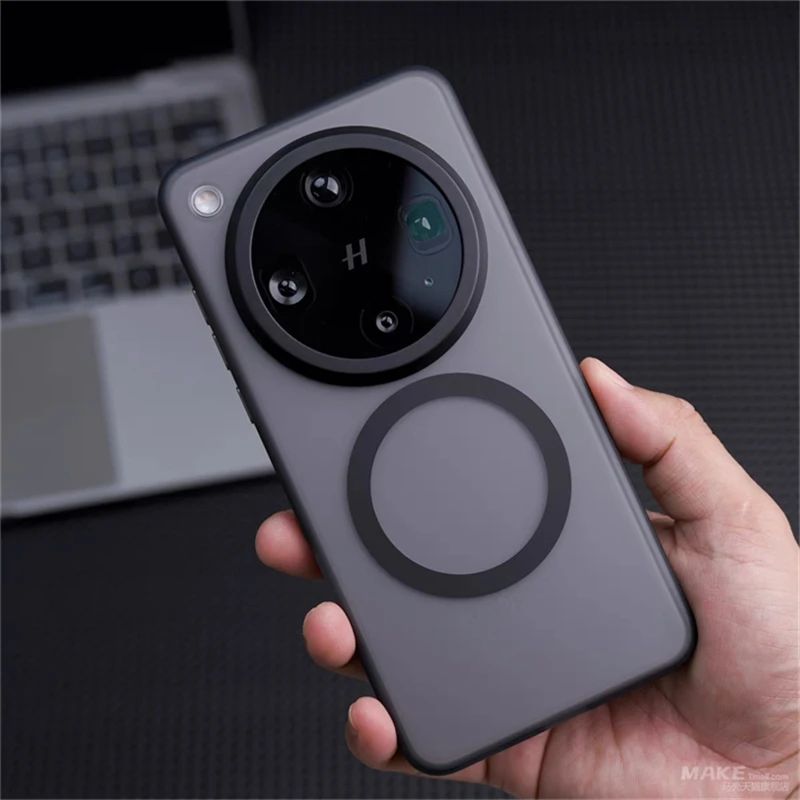 Magnetyczne etui do OPPO Find X8 Pro X8S X8S+ X8 Ultra 5G, odporny na wstrząsy bumper, matowe, transparentne etui o wyraźnym dotaku na skórę. — zdjęcie produktu 3