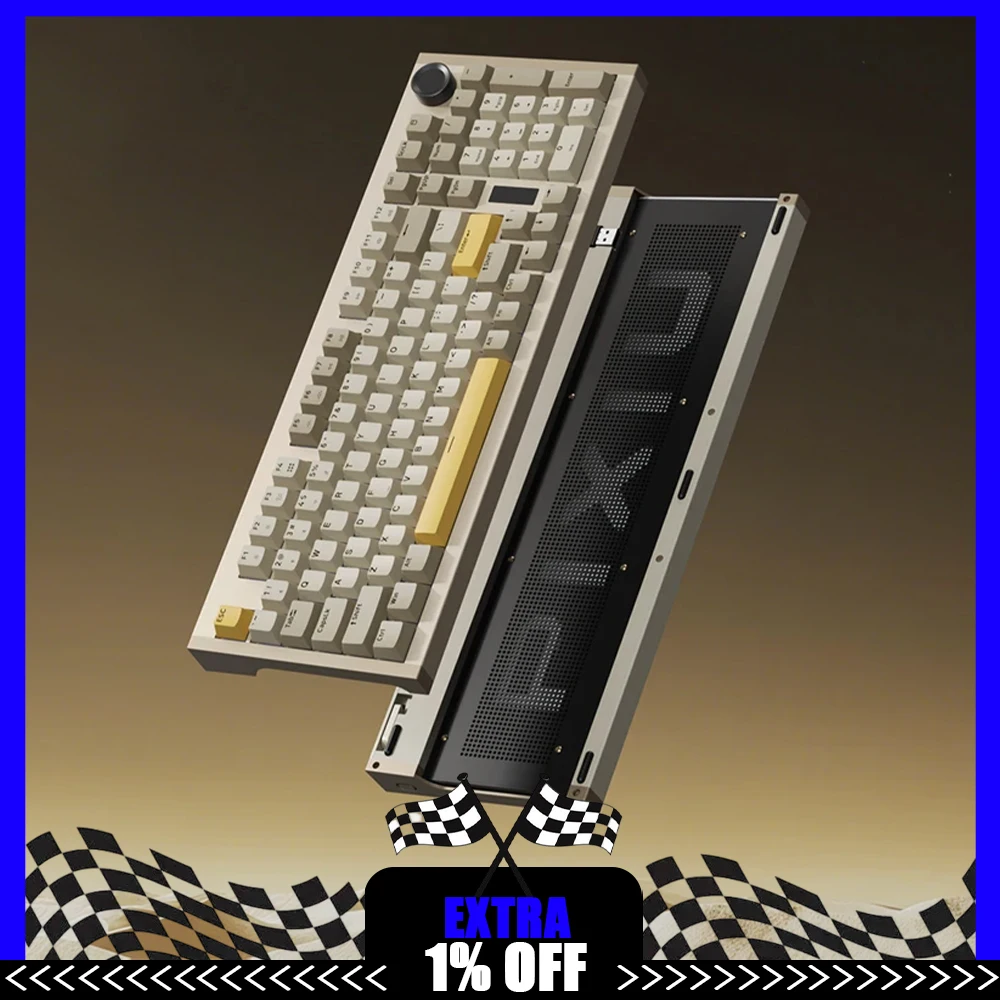 SKN Pixiu 96Ultra Wireless Mechanical Keyboard Tri-mode Dual 8K Aluminium Alloy E-sports Keyboard Gasket Bottomless Shell Custom