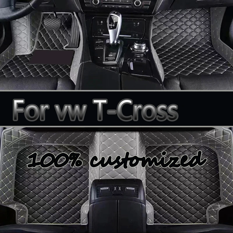 

Для VW vw T-Cross Tcross 2023 2022 2021 2020 2019 2018 автомобильные коврики, ковры, детали, чехлы, авто аксессуары для интерьера