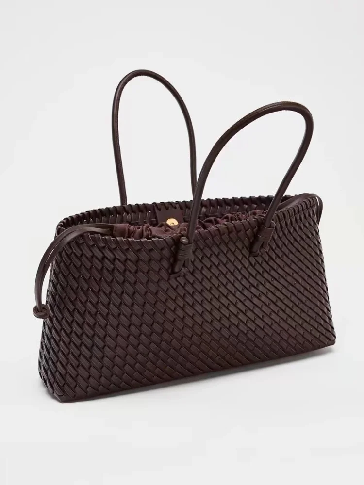 2025 Nuove borse tote in pelle vegana di design di lusso Borse a tracolla singole da donna di grande capacità di alta qualità