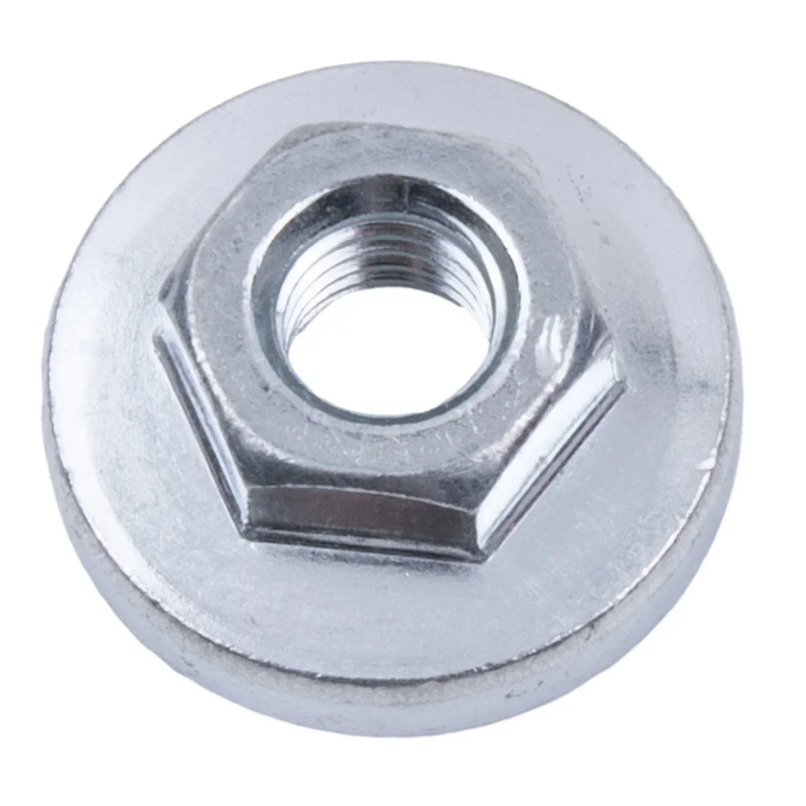 1Pc 17mm Hexagon Flange Nut For Angle Grinder Disc Quick Change Locking Flange Nut Quick Release Power Tools Accessories