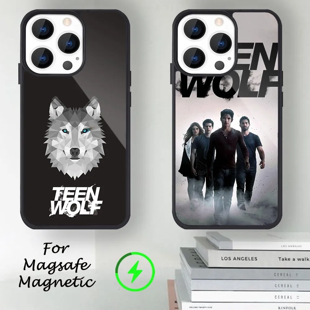 T-Teen Wolf TV Drama Phone Case For iPhone 14 13 12 11 15 Pro Max Magsafe Magnetic