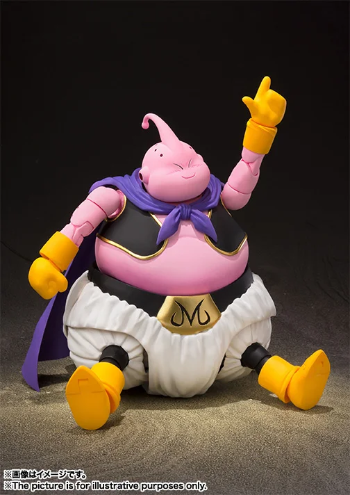 Original BANDAI SHFiguarts Dragon Ball Z Fat Majin-Boo PVC Anime Action Figure Active Joints Model Collectibles