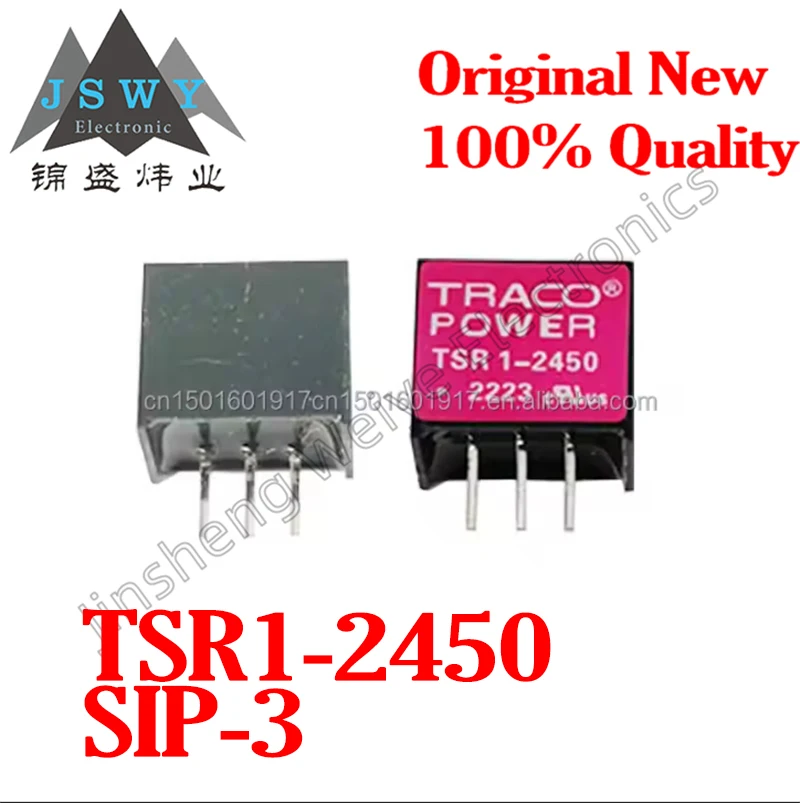 

(5/20 PCS) TSR1-2450 SIP-3 DC-DC Converter Brand new, original stock, fast shipping, electronic components