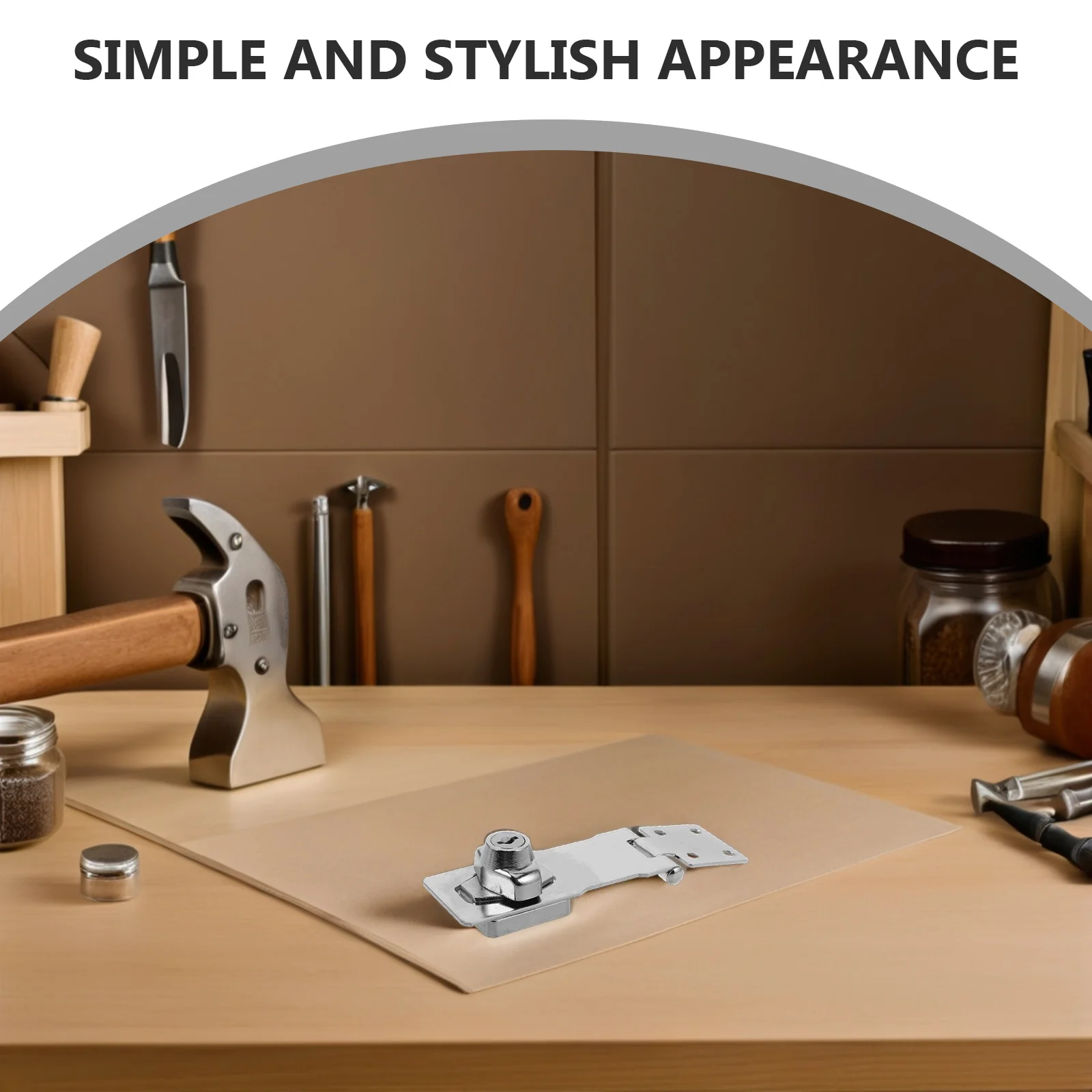 

1 комплект, прямоугольный замок с ключом, сверхмощный замок для ящика шкафа для картотеки холодильника, защитный засов из нержавеющей стали