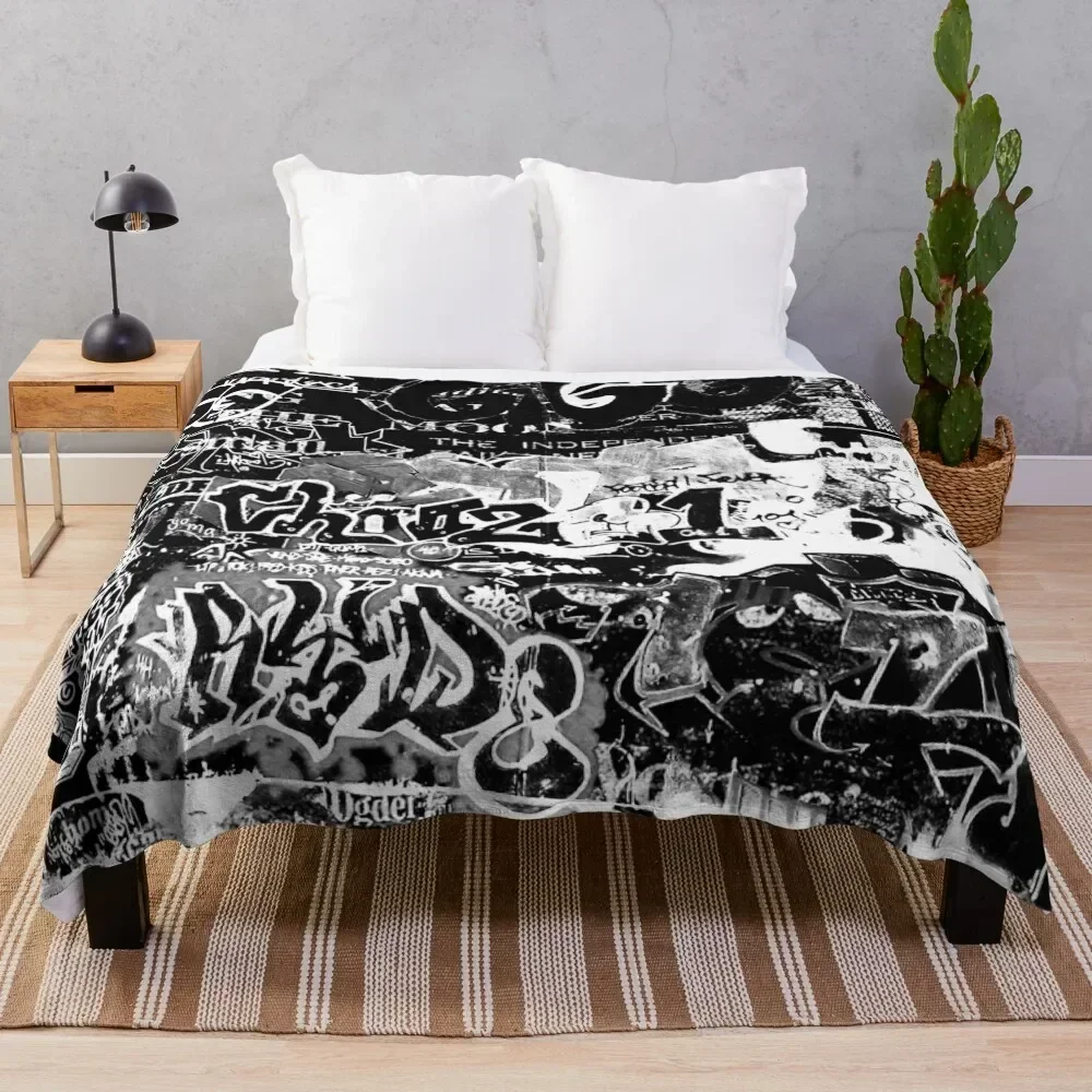 

Graffiti Throw Blanket Men's Soft Warm Throw Blanket for Couch