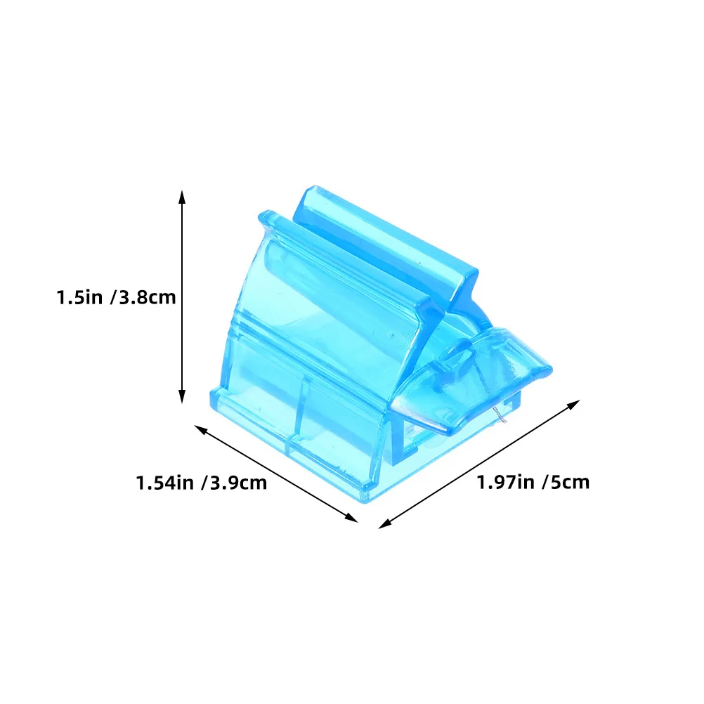 

3Pcs Toothpaste Dispenser Small Size Manual Squeezer for Bathroom Accessories Efficient Extruding Gadget No Waste Hygienic