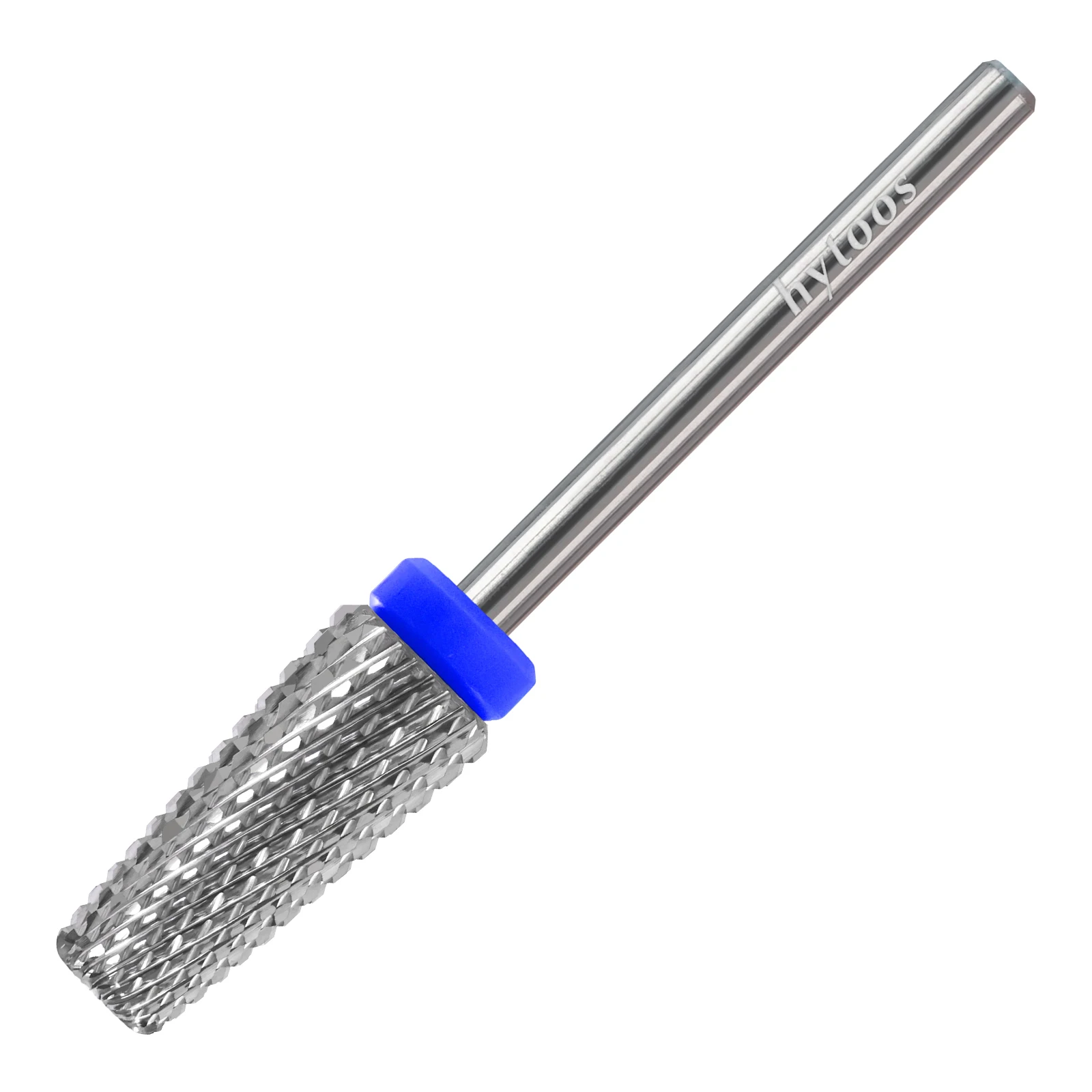 HYTOOS Tapered 5 in 1 Nail Drill Bit Cross Teeth Carbide Nail Bits Remove Gel Electric File Drills Machine Manicure Accessories