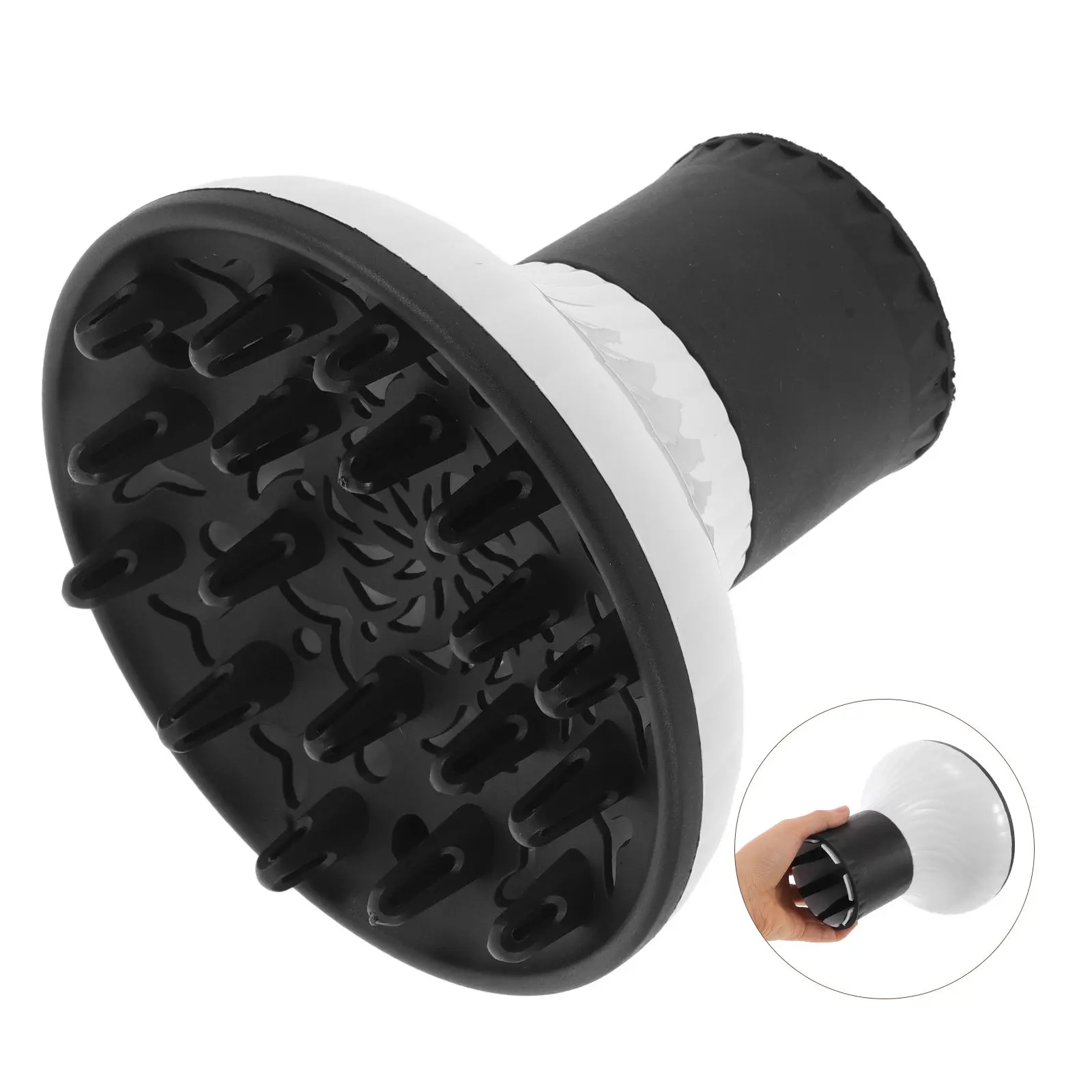 

Professional Hair Diffuser Nozzle for Blow Dryer Universal Compatibility Curl Preserving Design Lightweight Portable Home Salon