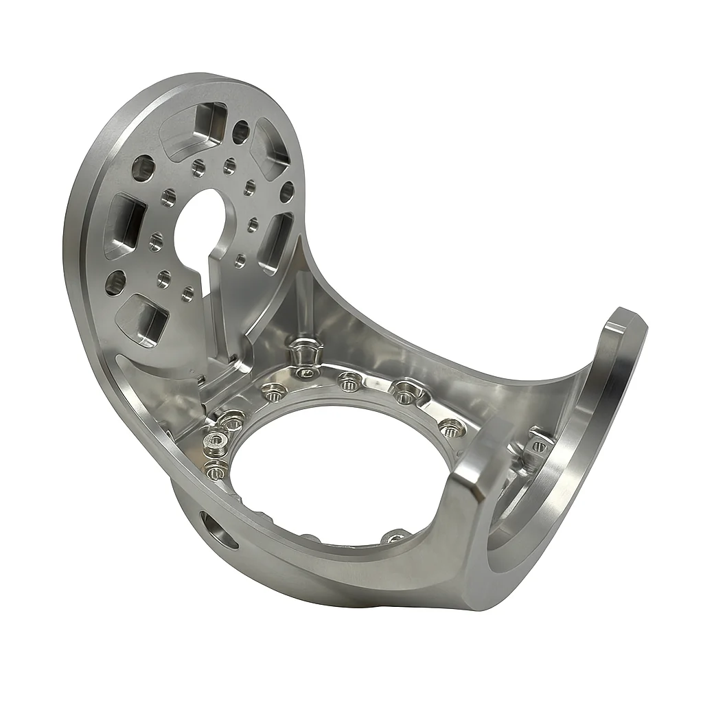 High Precision Custom Cnc 5 Axis Robotic Aluminum Steel Frames Automated Robot Support Structures Parts for Robotics