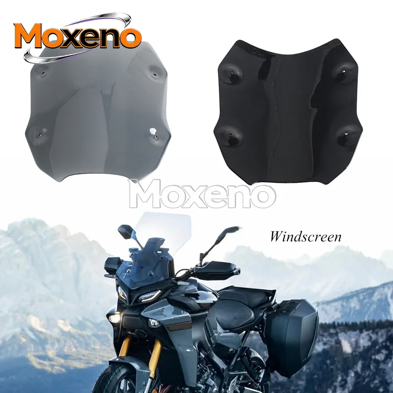 Heat Endurance Polycarbonate Windscreen Black Smoke Wind Protection Seamless Mounting Simple Installation For Yamaha Tracer 9 GT