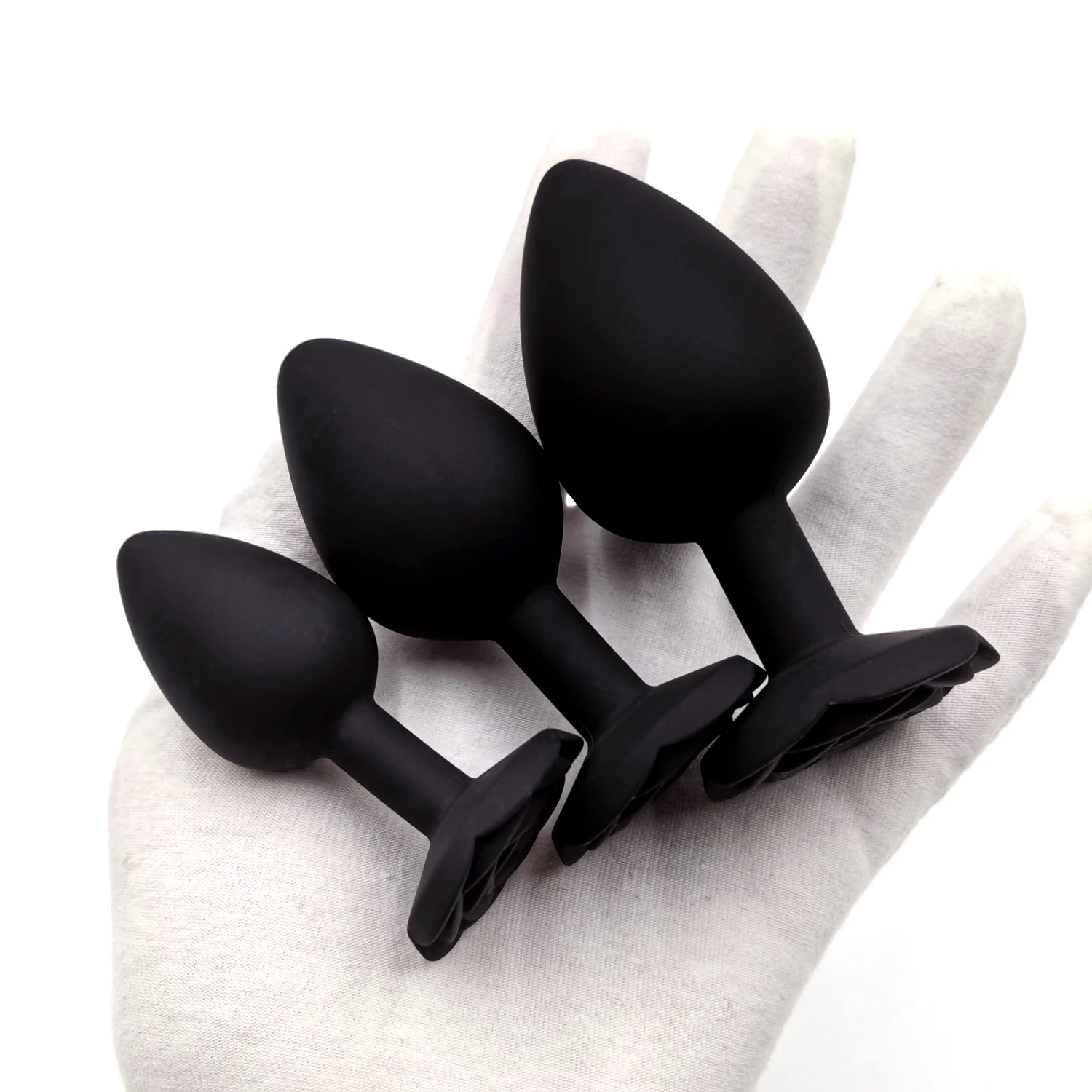 Analplug Aus Silikon Mit Rosen-design Für Sanfte Massage_voghion.com