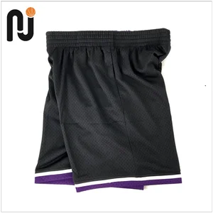 M & N-Basketball, Unisex, Retro, Lose, Schwarz, Klassiker, Vintage, NBA, Erwachsene, Kinder, Chris Webber Hosen 8 Hauptverkaufs -Sakrament -Könige Basketball - №1