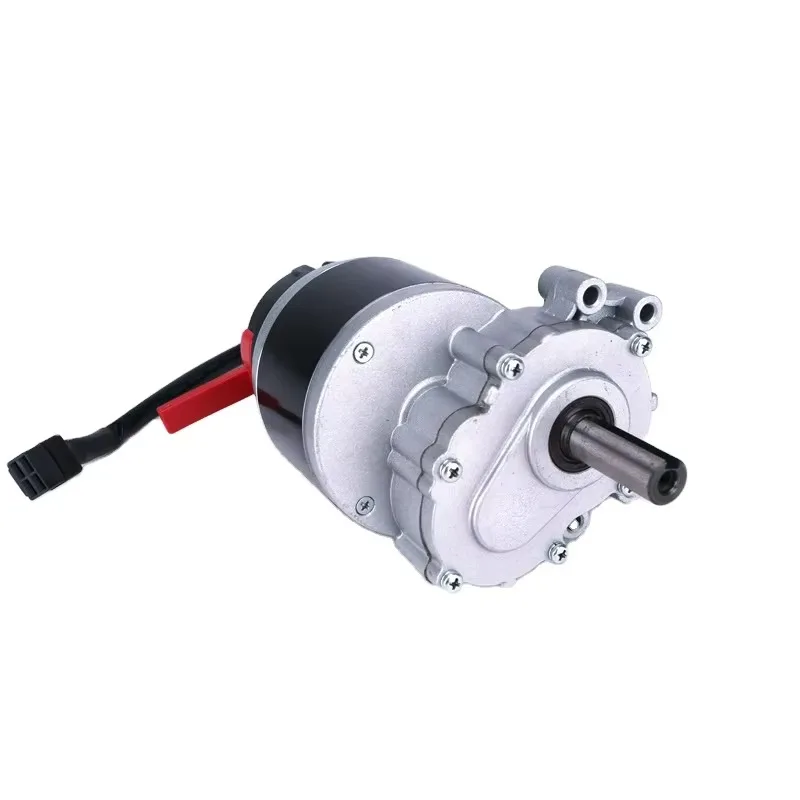 Motor Kursi Roda Listrik MY1016Z 24V 250W dengan Poros Berulir Internal 120rpm dan Rem Elektromagnetik Motor DC Mesin Pemotong Rumput