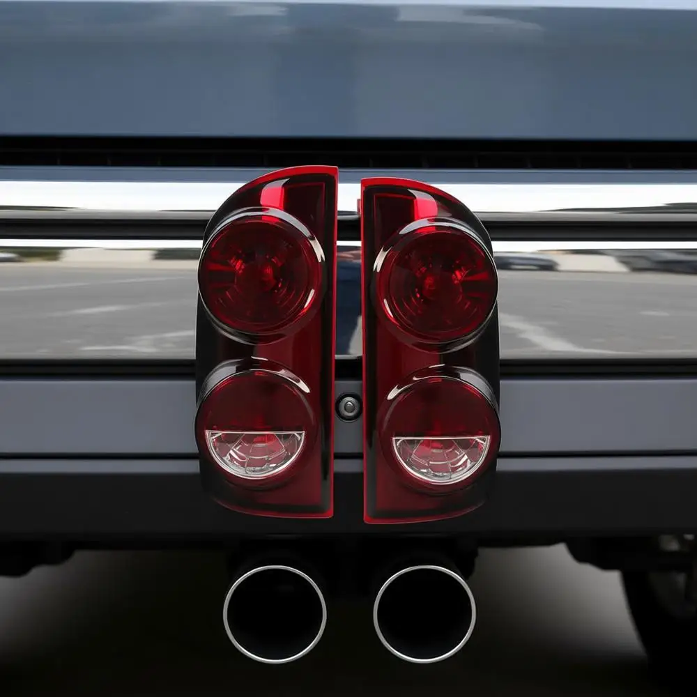 

Tail Light Pair for 2007-2009 1500 2500 3500 Pickup Trucks, Smoke Red, Left+Right 2pcs