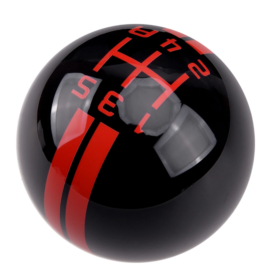 5 Speed Car Black Manual Gear Shift Knob Round Ball Fit for Ford Mustang Shelby GT 500 Cobra MT Car Accessories