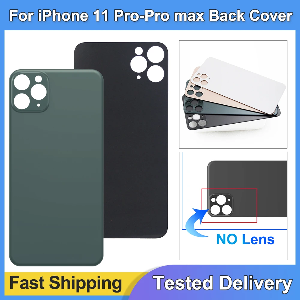 For iPhone 11 Pro Max Back Glass Panel Battery Cover Replacement Rear Housing Compatible with For iPhone 11 Pro image 2